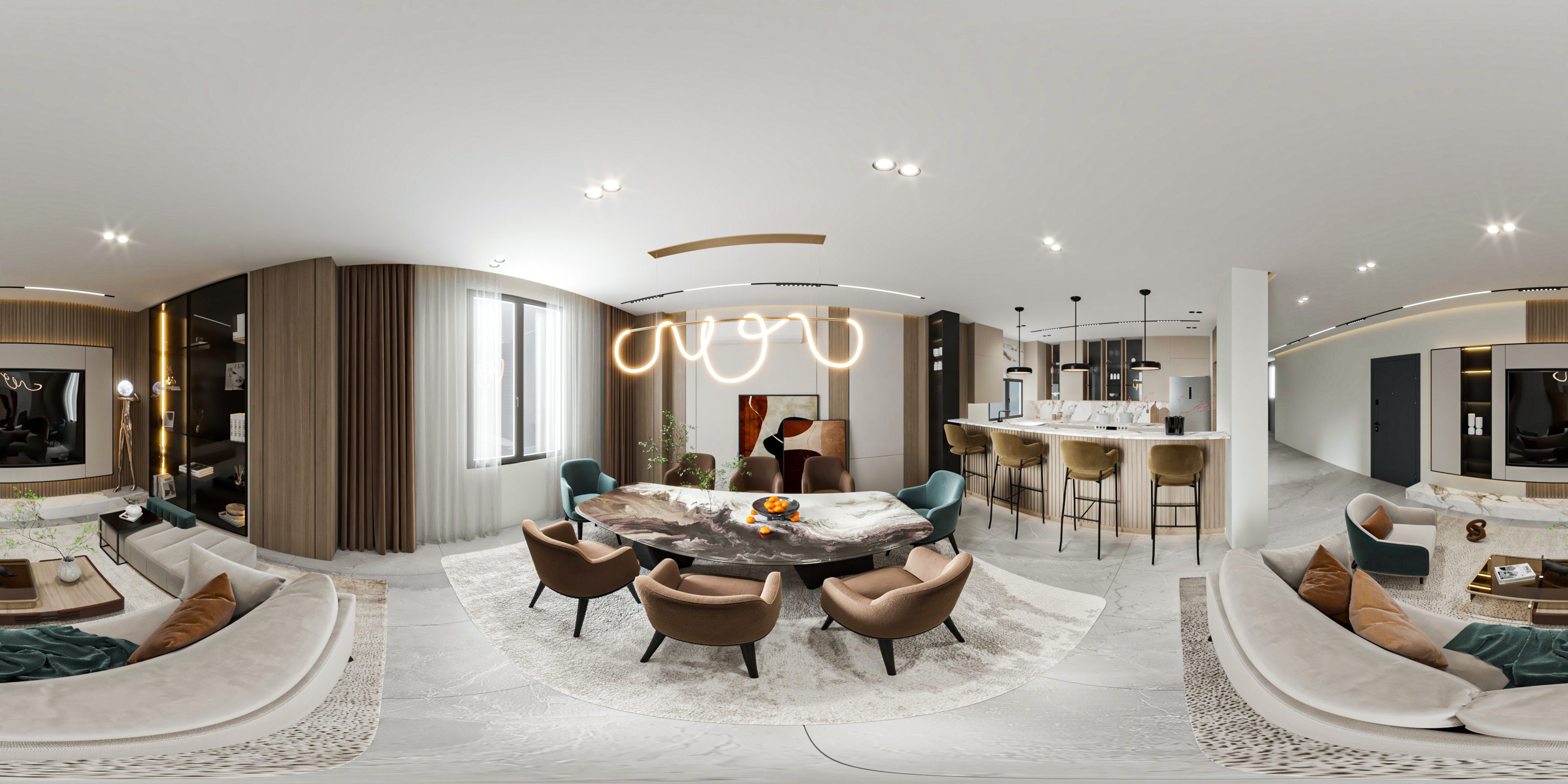Modern villa 360 Virtual Tour